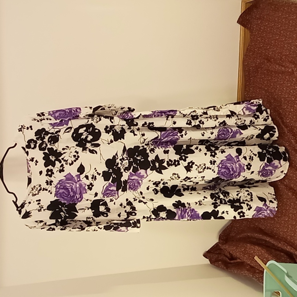 Homemade floral dress